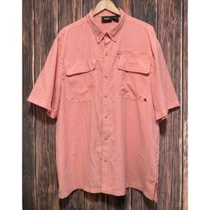 Stillwater Supply Co Vented Button Down Short Sleeve Fishing Shirt Mens Size XL
